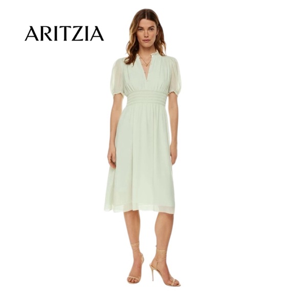 Aritzia Dresses & Skirts - Aritzia NWT Wilfred Daughter Dress Rainwash Green Size 2XL XXL